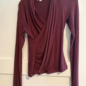 Vince faux wrap top